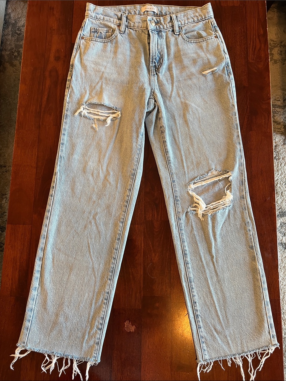 Light Blue Distressed Women’s Jeans